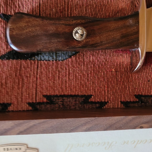 Buck 905 Theodore Roosevelt Boone and Crockett Club limited edition bowie knife. - Picture 4 of 7